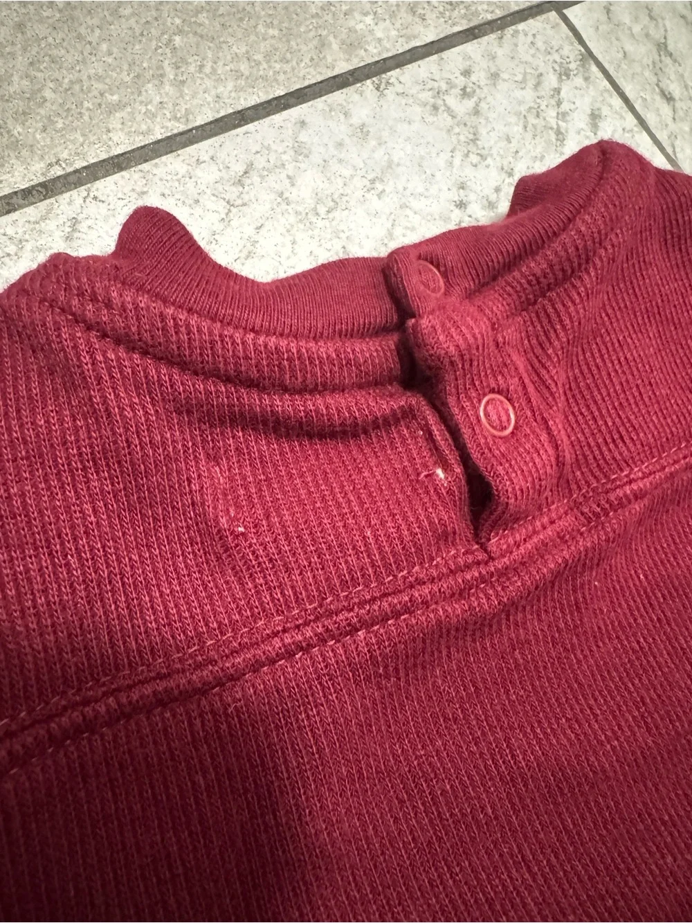 Ralph Lauren Baby Long-Sleeve Knit Top - Burgundy - 3M